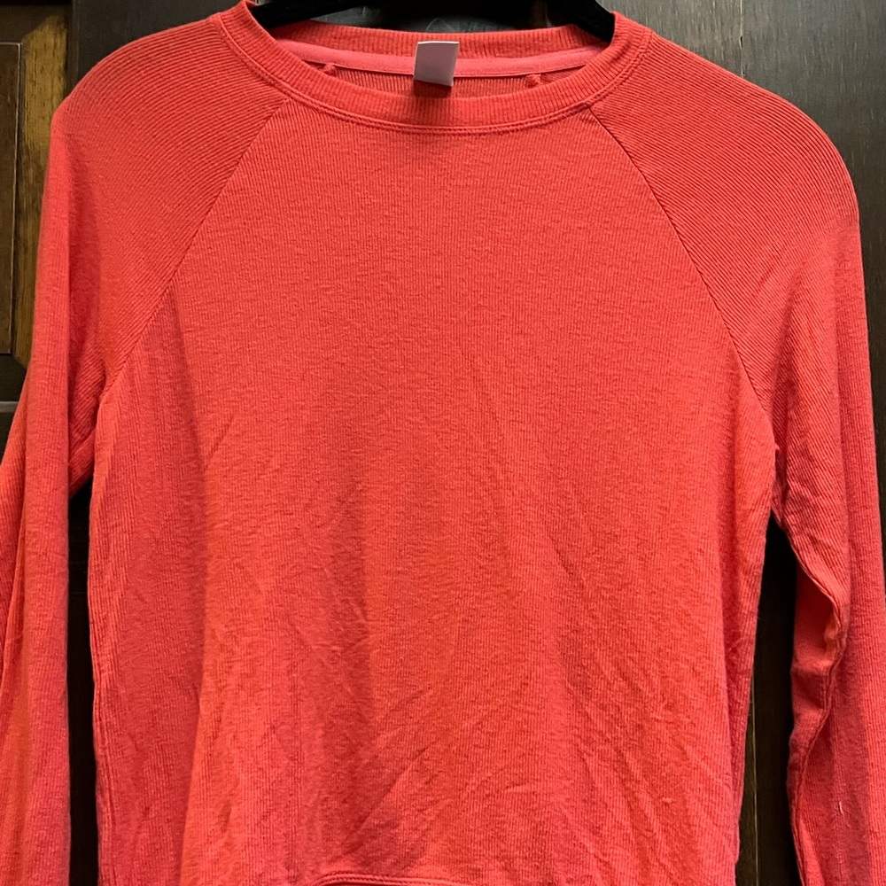 - Athleta girl red pullover size 8-10